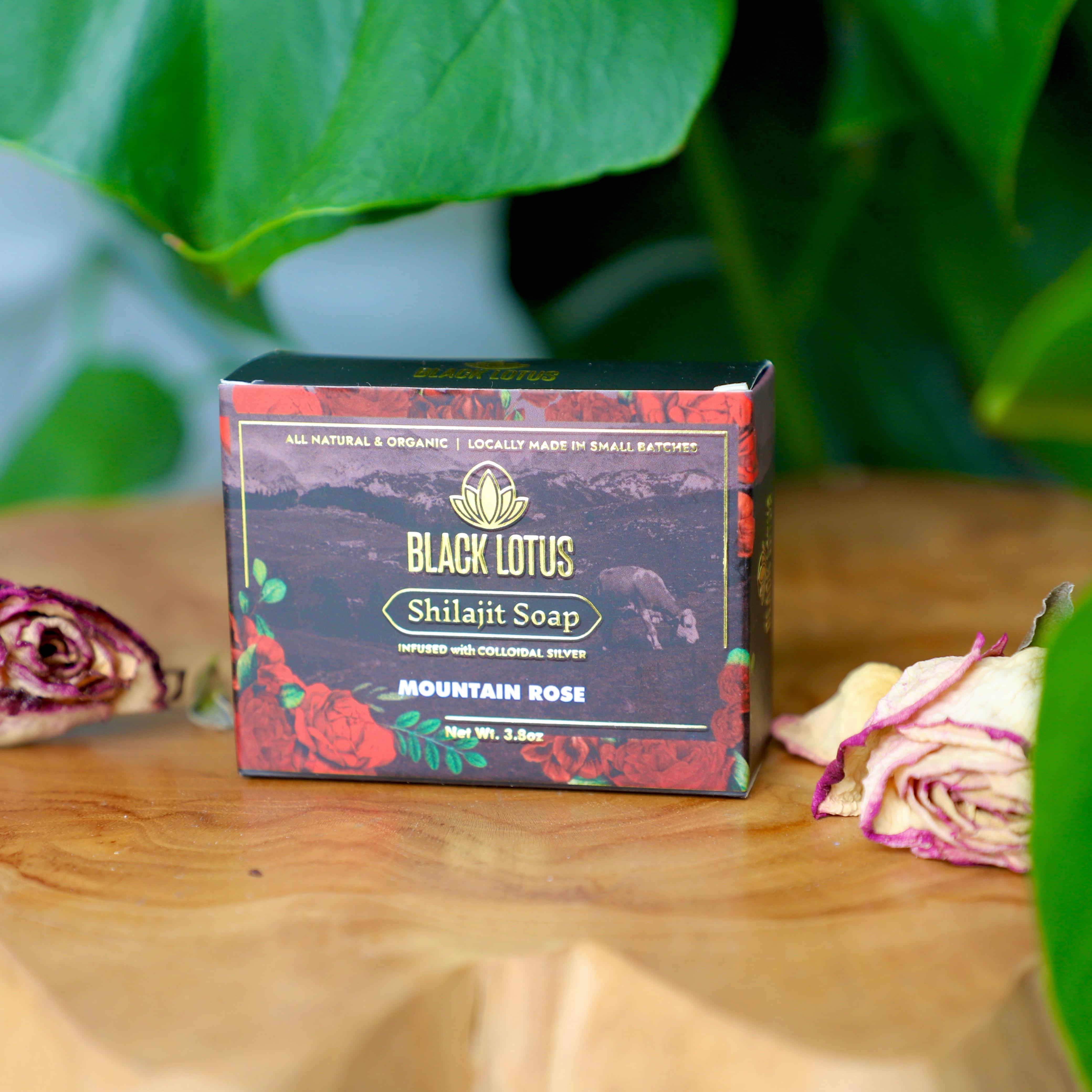 Pure Shilajit Grass-fed Tallow Soap: Unscented, Mountain Rose, or Mountain Scent