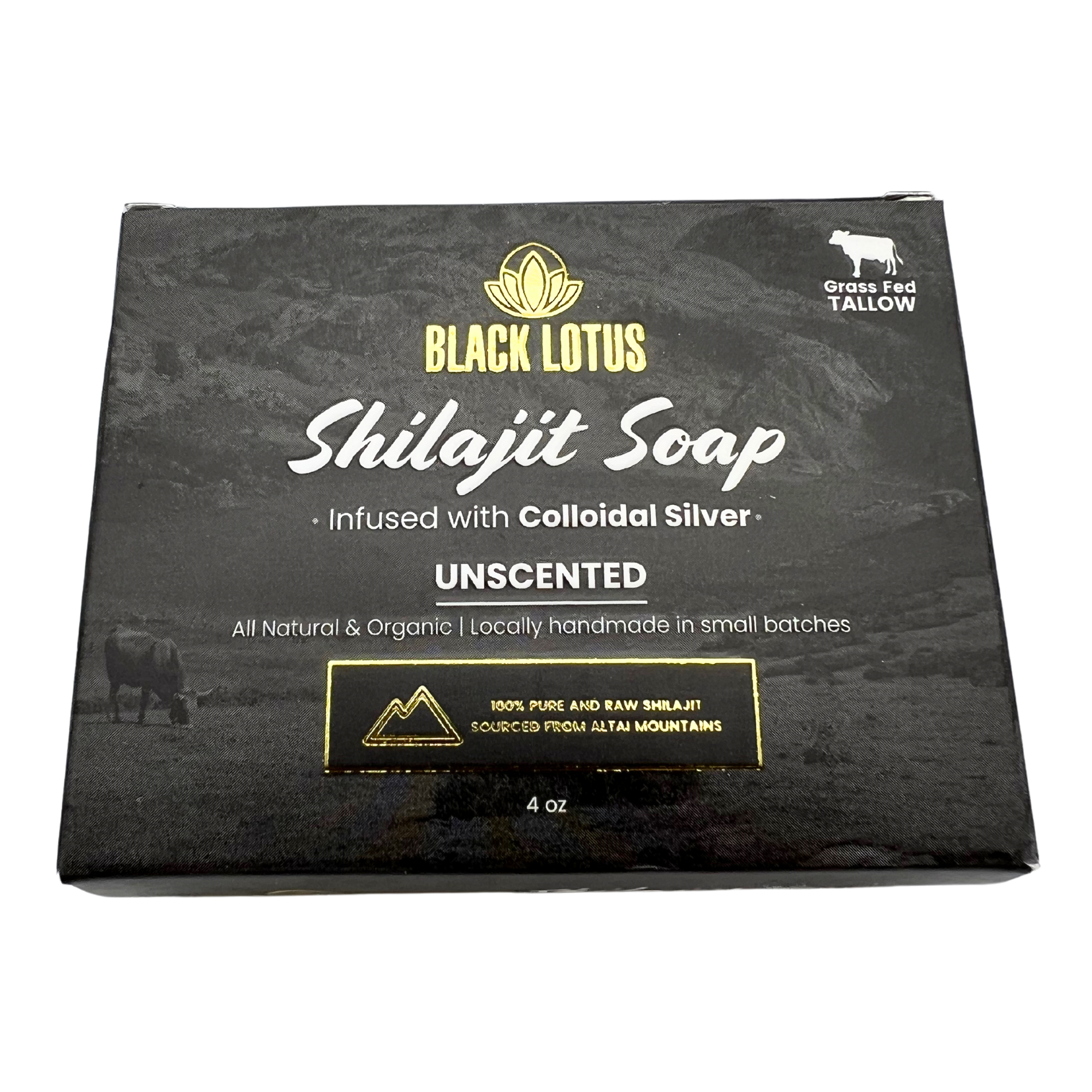 Pure Shilajit Soap - Grassfed Tallow