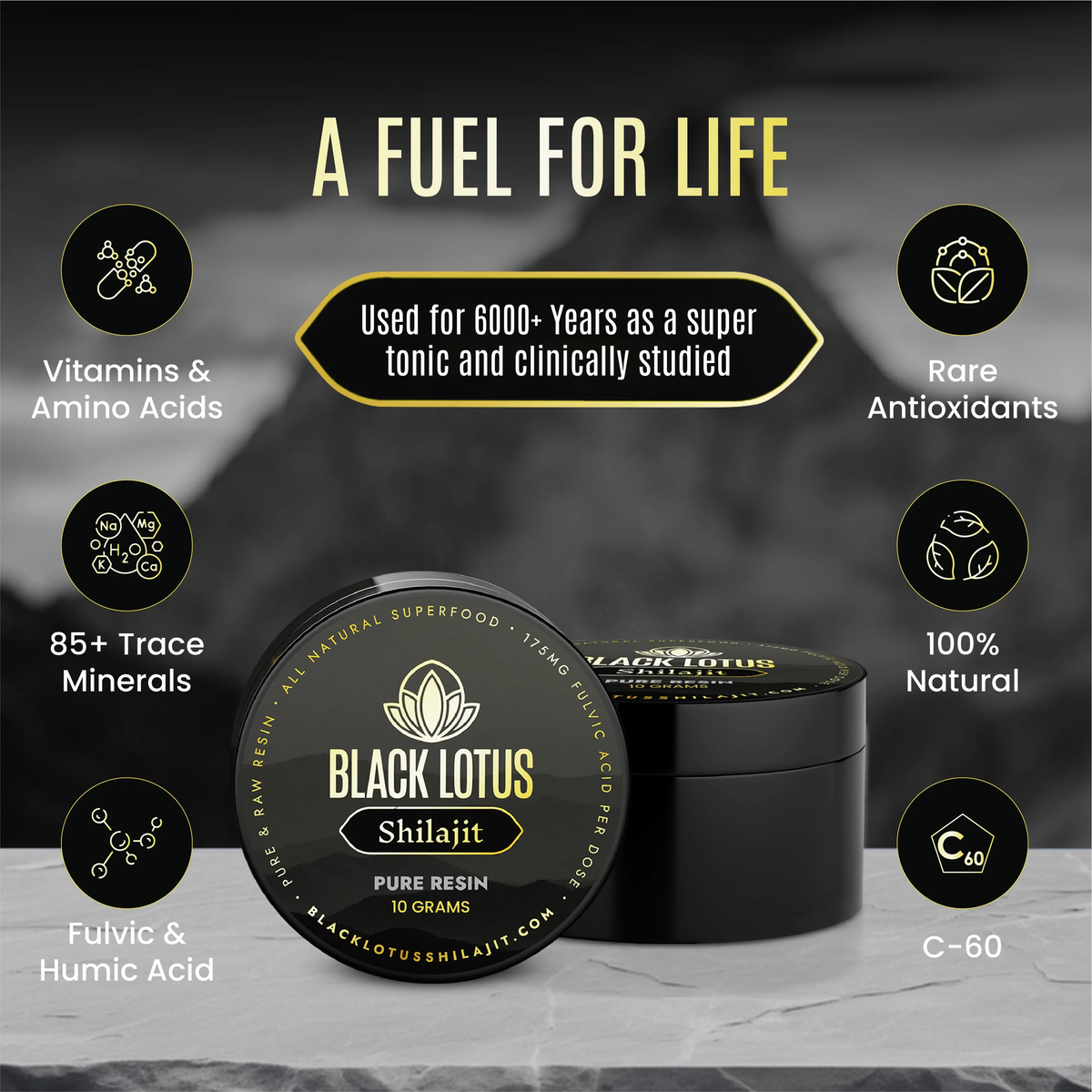 Pure Shilajit Resin