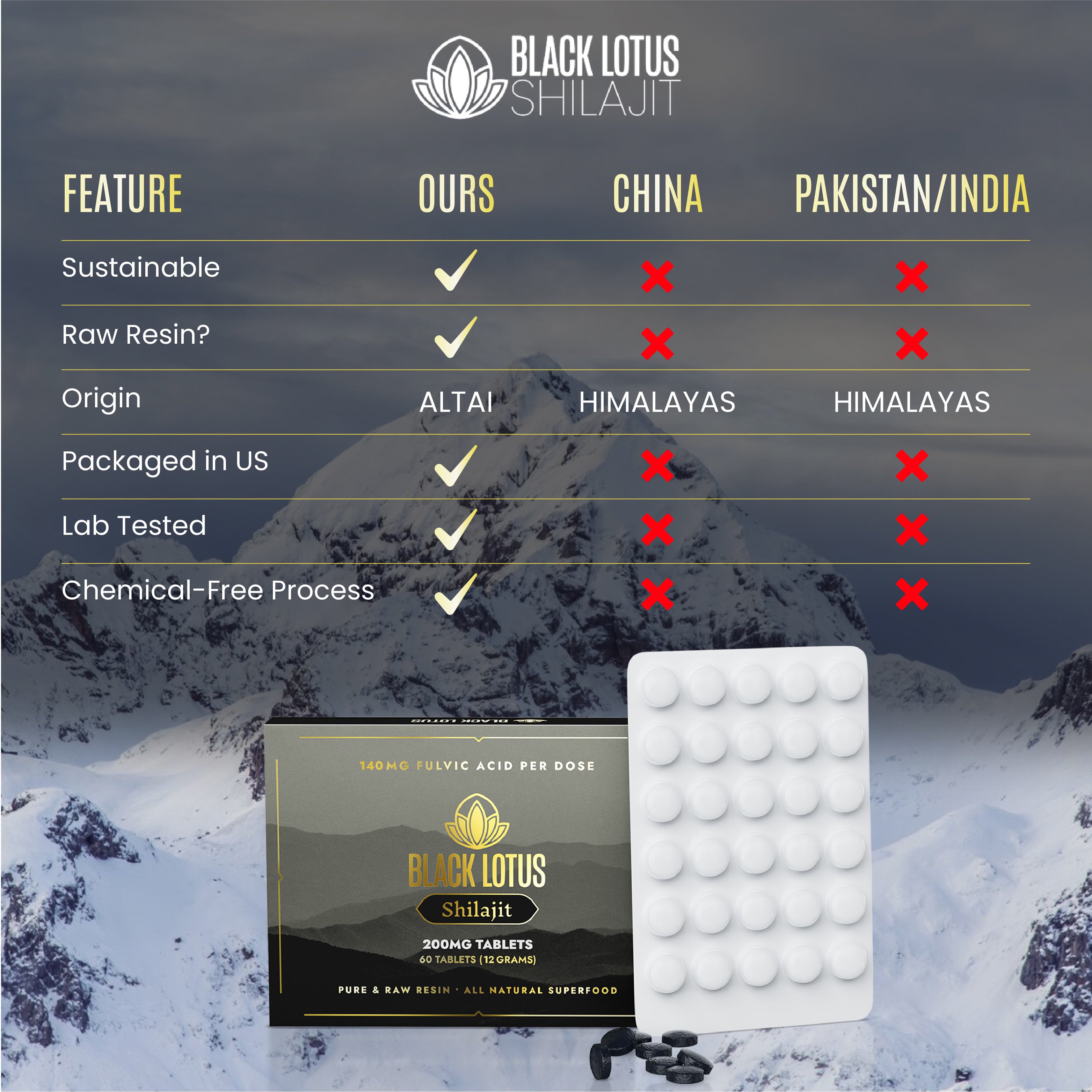 Pure Shilajit Tablets