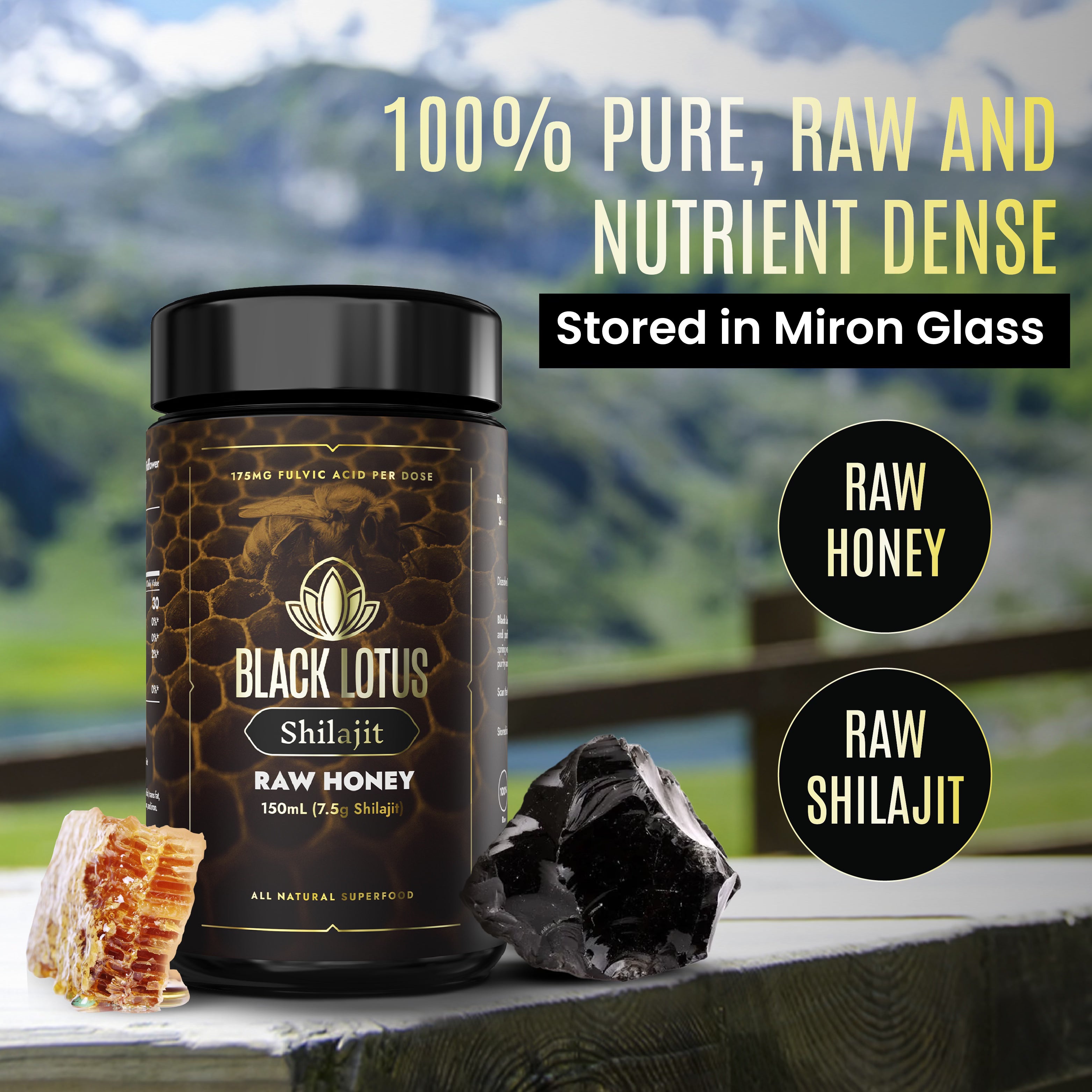 Pure Shilajit Honey