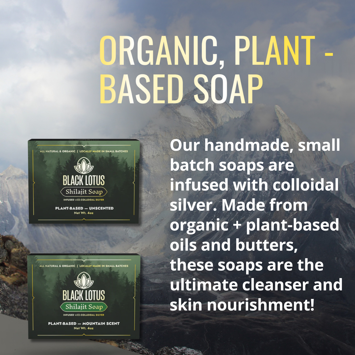 Pure Shilajit Soap - Plant Based
